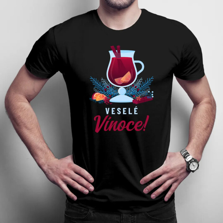 Veselé Vínoce! - pánské tričko s potiskem
