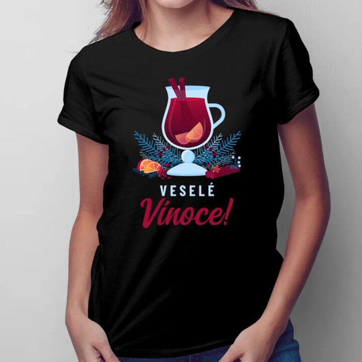 Veselé Vínoce! - dámské tričko s potiskem