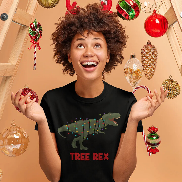 Tree Rex - dámské tričko s potiskem