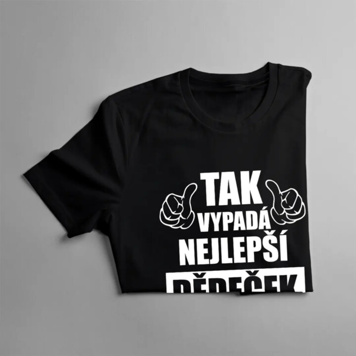 Tak vypadá nejlepší dědeček na světě - pánské tričko s potiskem