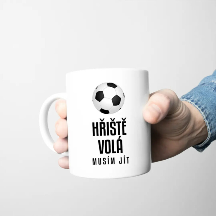 Hřiště volá - musím jít - hrnek s potiskem