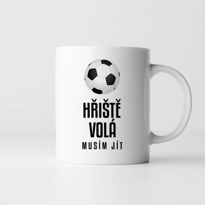 Hřiště volá - musím jít - hrnek s potiskem