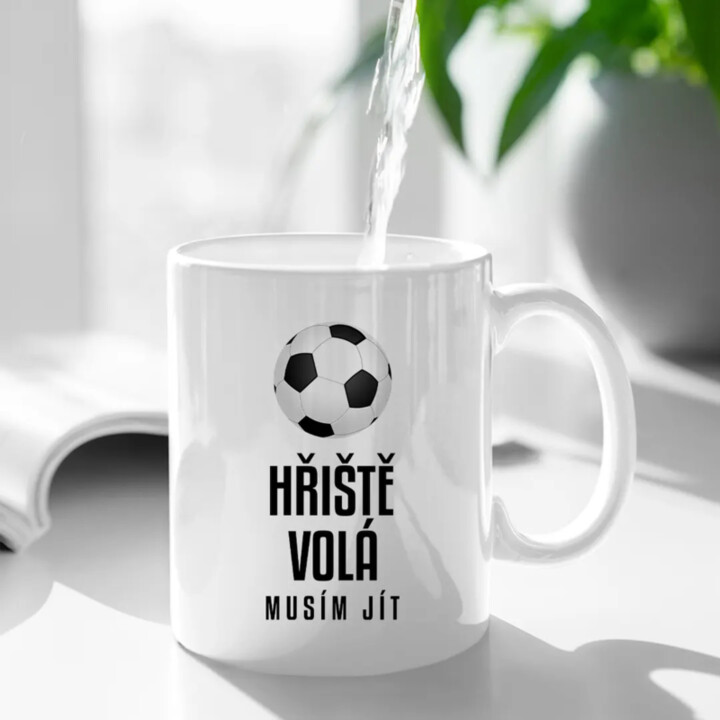 Hřiště volá - musím jít - hrnek s potiskem