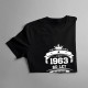 1963 Narození legendy 60 let - dámské tričko s potiskem