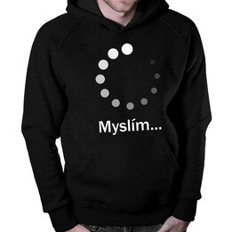 Myslím - pánská mikina s potiskem