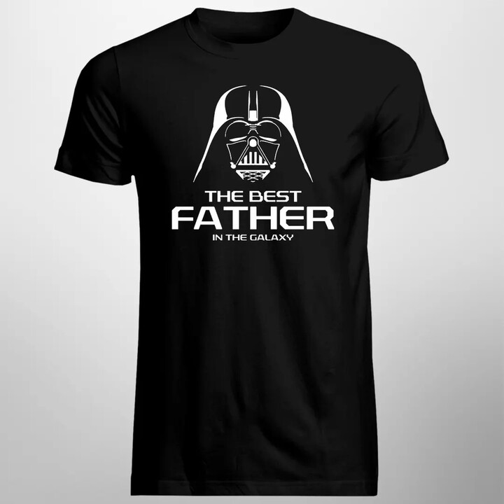 The best father in the galaxy - pánské tričko s potiskem