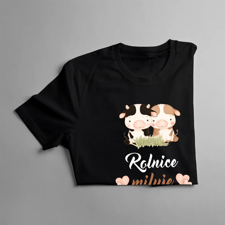 Rolnice miluje nejvíc - dámské tričko s potiskem