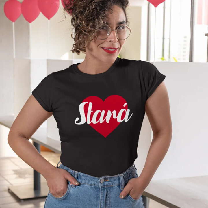 Stará - dámské tričko s potiskem