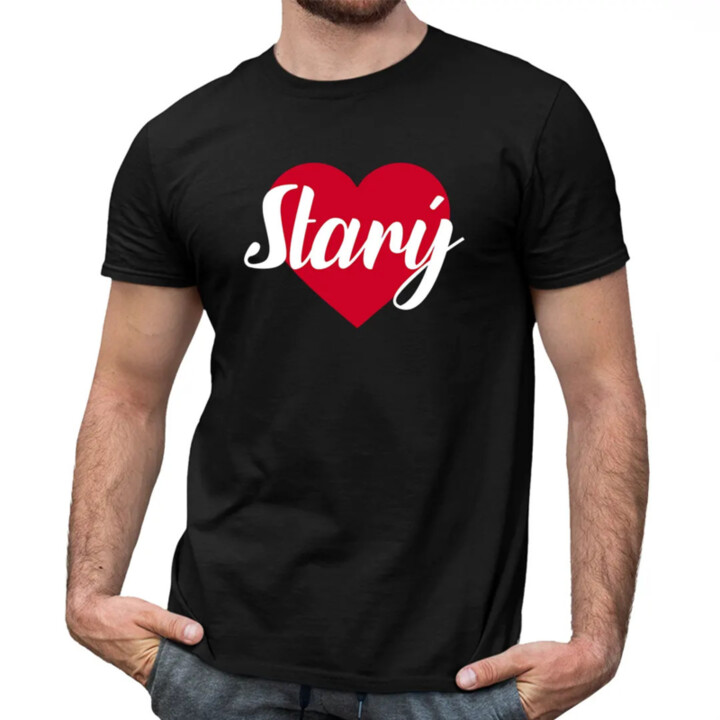 Starý - pánské tričko s potiskem