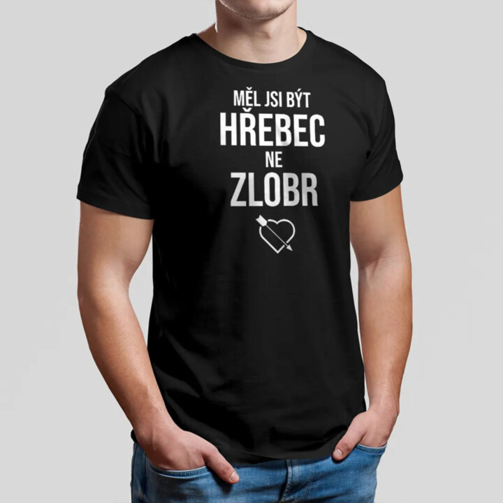 Měl jsi být hřebec, ne zlobr - pánské tričko s potiskem