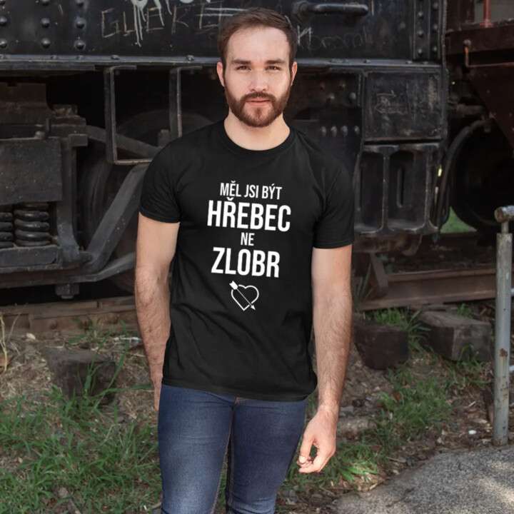 Měl jsi být hřebec, ne zlobr - pánské tričko s potiskem