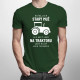 Možná jsem starý muž - na traktoru - pánské tričko s potiskem
