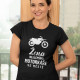 Žena nejlepšího motorkáře ve městě - dámské tričko s potiskem