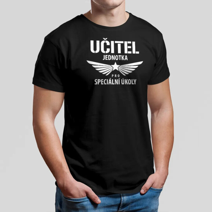 Učitel jednotka pro speciální úkoly - pánské tričko s potiskem