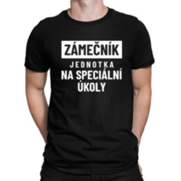 Zámečník - jednotka na speciální úkoly - pánské tričko s potiskem
