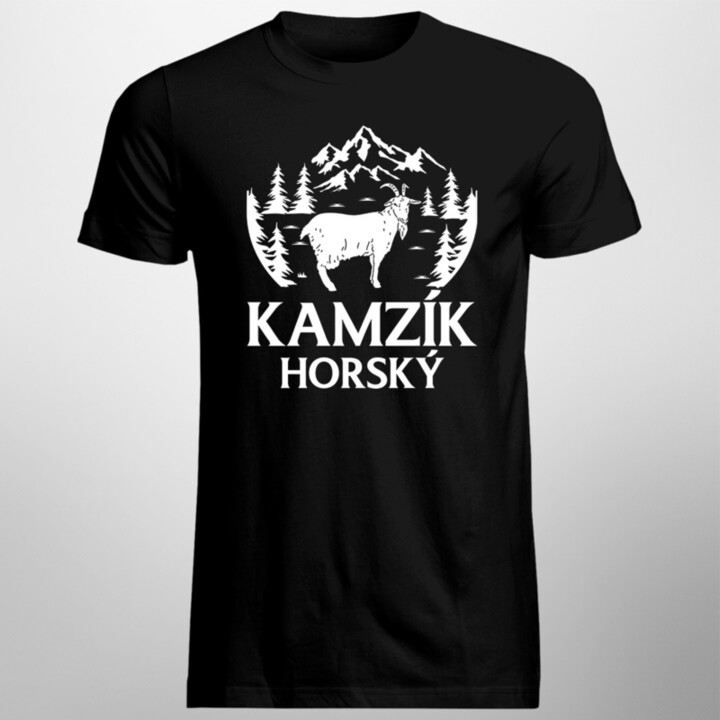 Kamzík horský - pánské tričko s potiskem
