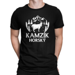 Kamzík horský - pánské tričko s potiskem
