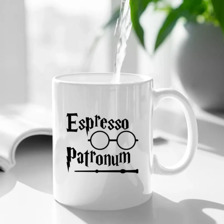 Espresso Patronum - hrnek s potiskem