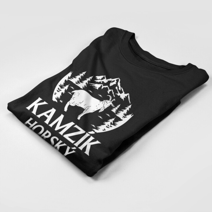 Kamzík horský - pánské tričko s potiskem