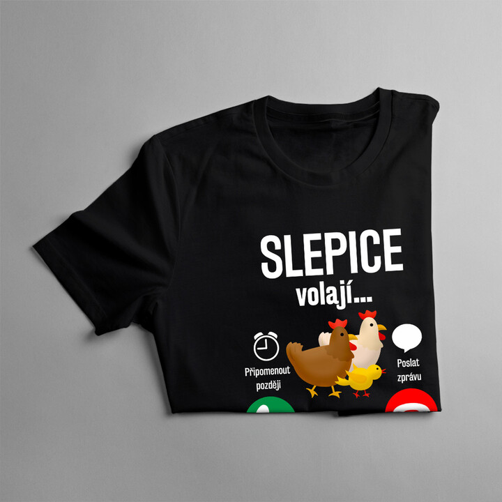 Slepice volají, musím jít - dětské tričko s potiskem