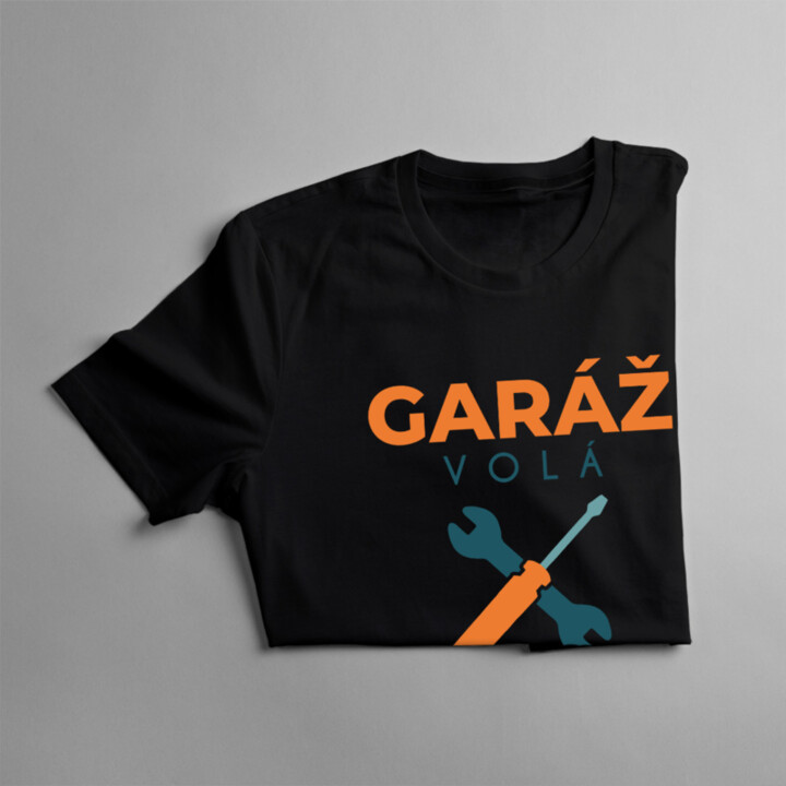 Garáž volá, musím jít - dětské tričko s potiskem