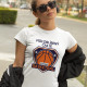 Můj oblíbený čas je: Čas na basketbal - dámské tričko s potiskem