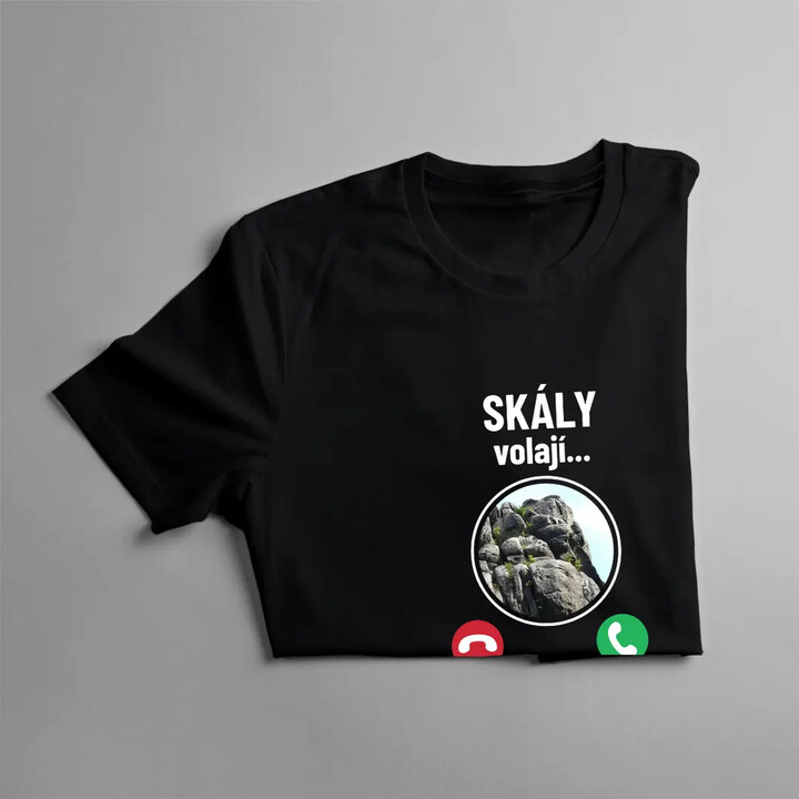 Skály volají - musím jít - dámské tričko s potiskem