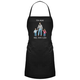 Tým mámy - zástěra - personalizovaný produkt