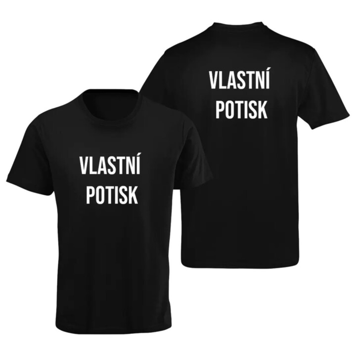 Tričko s oboustranným potiskem - pánské