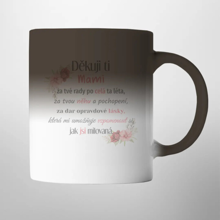Děkuji ti, mami - magický hrnek