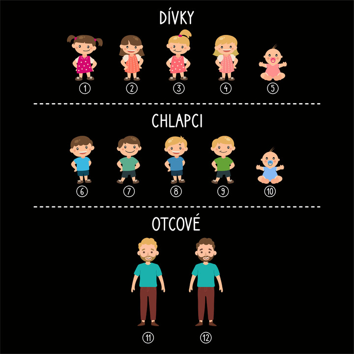Tátův Gang - pánské tričko s potiskem