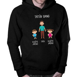 Tátův Gang - pánská mikina s potiskem