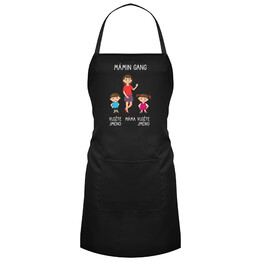 Mámin Gang - zástěra - personalizovaný produkt