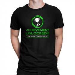 Achievement unlocked - the best dad ever - pánské tričko s potiskem