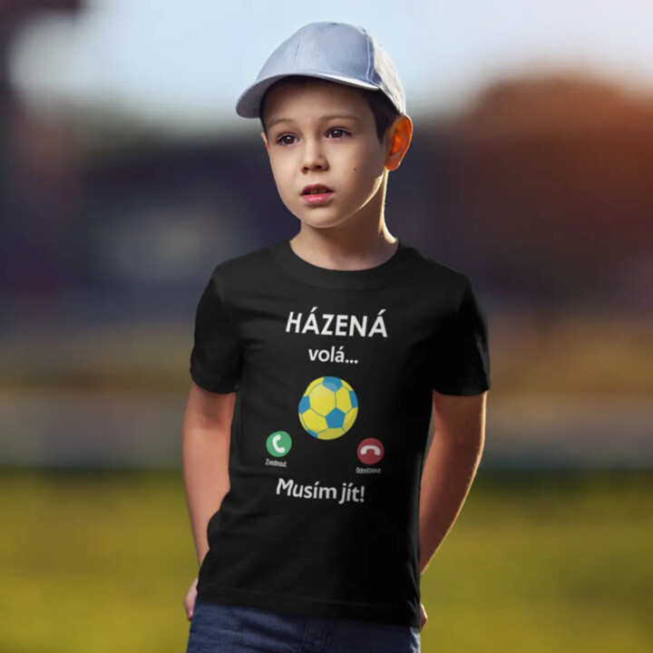 Házená volá, musím jít  - dětské tričko s potiskem