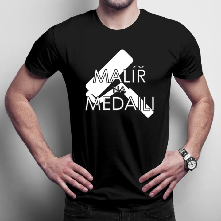 Malíř na medaili - pánské tričko s potiskem