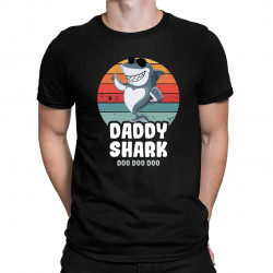 Daddy shark (doo doo doo) - pánské tričko s potiskem