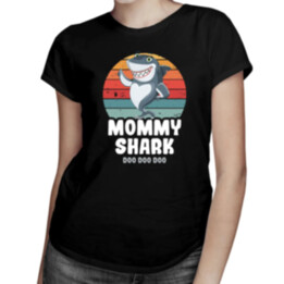 Mommy shark (doo doo doo) - dámské tričko s potiskem