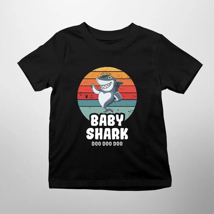 Baby shark (doo doo doo) - dětské tričko s potiskem