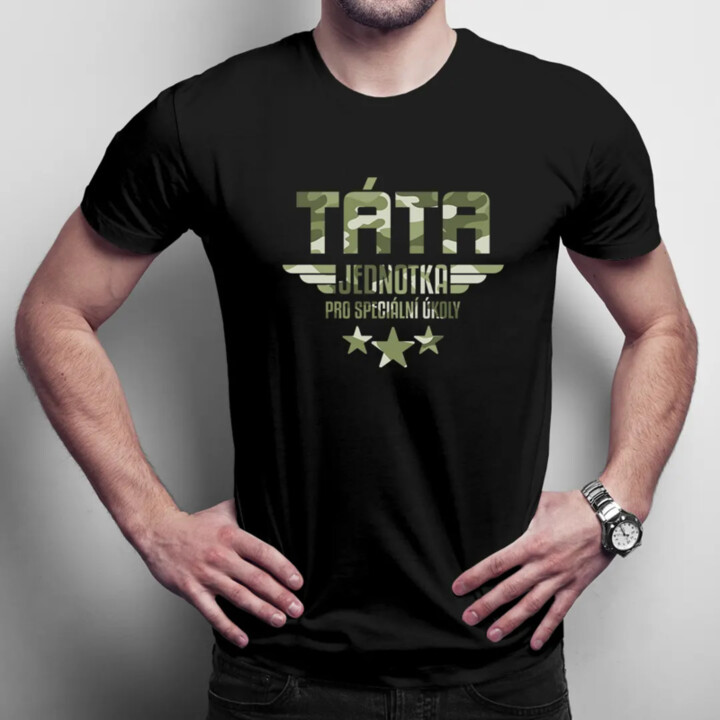 Táta - jednotka pro speciální úkoly (verze 2) - pánské tričko s potiskem