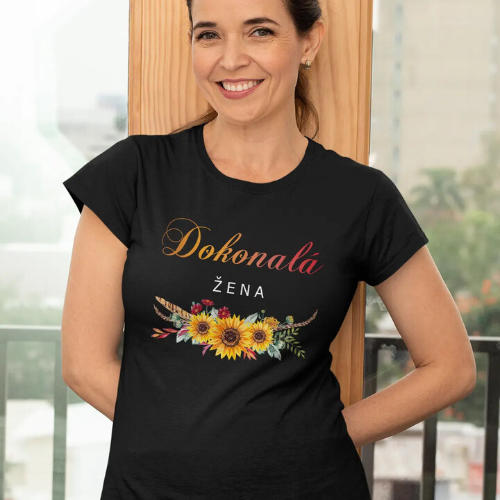 Dokonalá žena - dámské tričko s potiskem