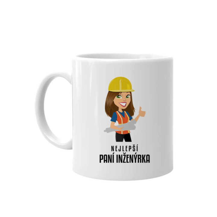 Nejlepší paní inženýrka - hrnek s potiskem