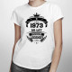 1973 Narození legendy 50 let - dámské tričko s potiskem