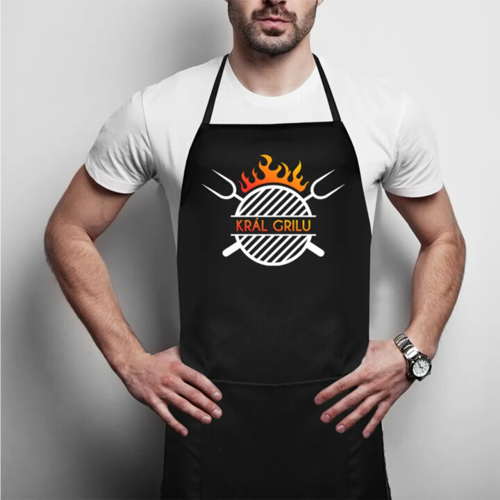 Král grilu - zástěra