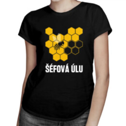 Šéfová úlu verze 3 - dámské tričko s potiskem