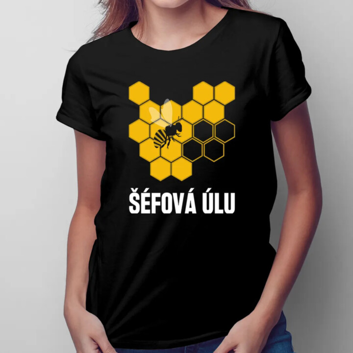 Šéfová úlu verze 3 - dámské tričko s potiskem