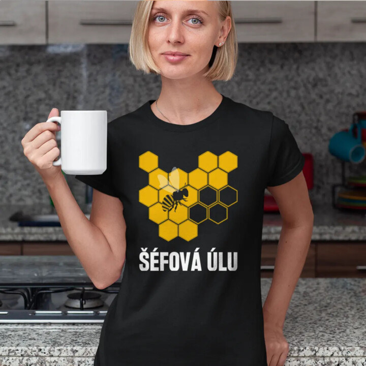 Šéfová úlu verze 3 - dámské tričko s potiskem