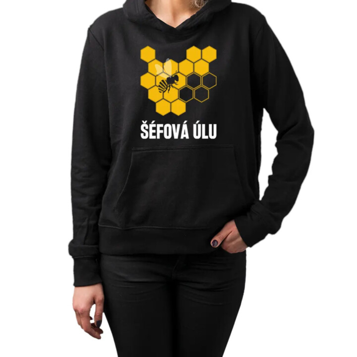 Šéfová úlu - dámská mikina s potiskem