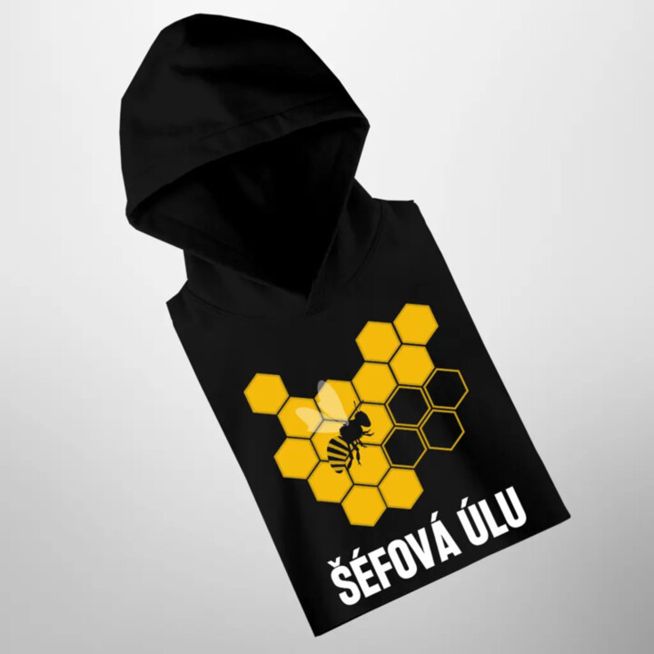 Šéfová úlu - dámská mikina s potiskem