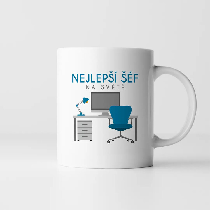 Nejlepší šéf na světě - hrnek s potiskem